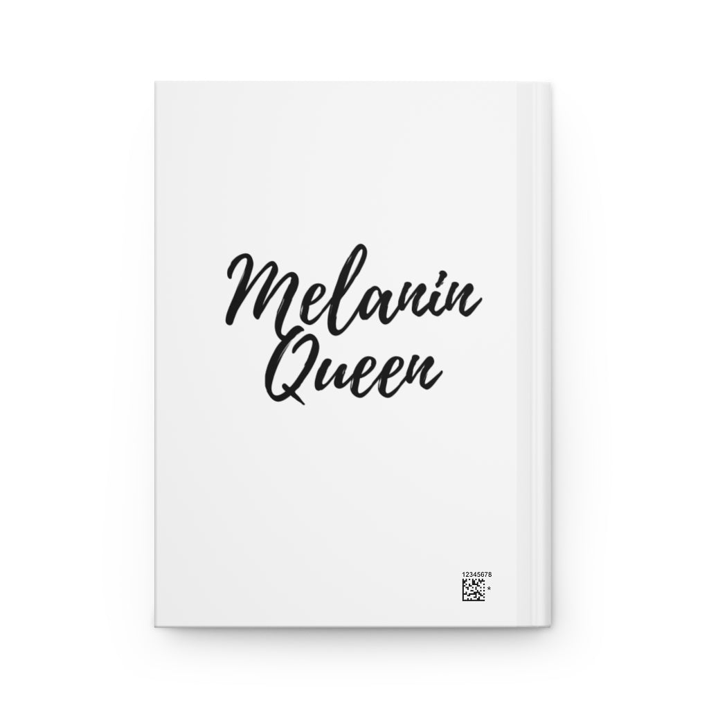 Melanin Queen Personalized Hardcover Journal Matte Finish