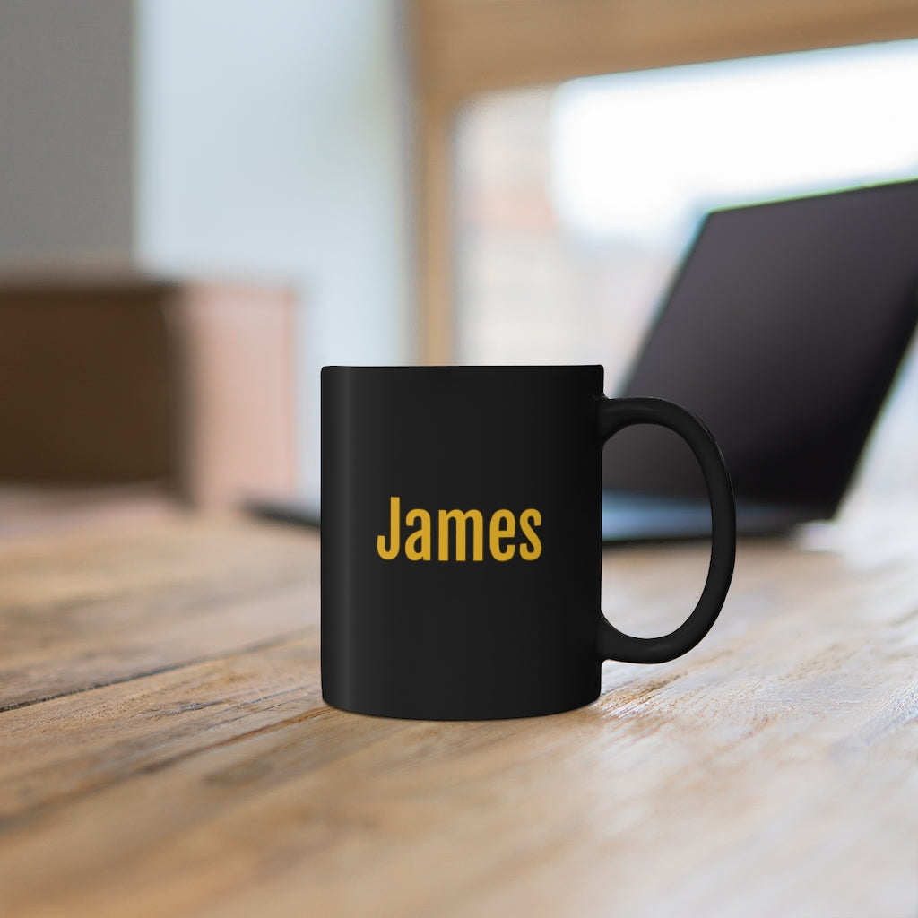 Black Father Black King Personalized mug 11oz