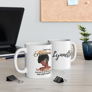 Attitude Personalized Mug 11oz