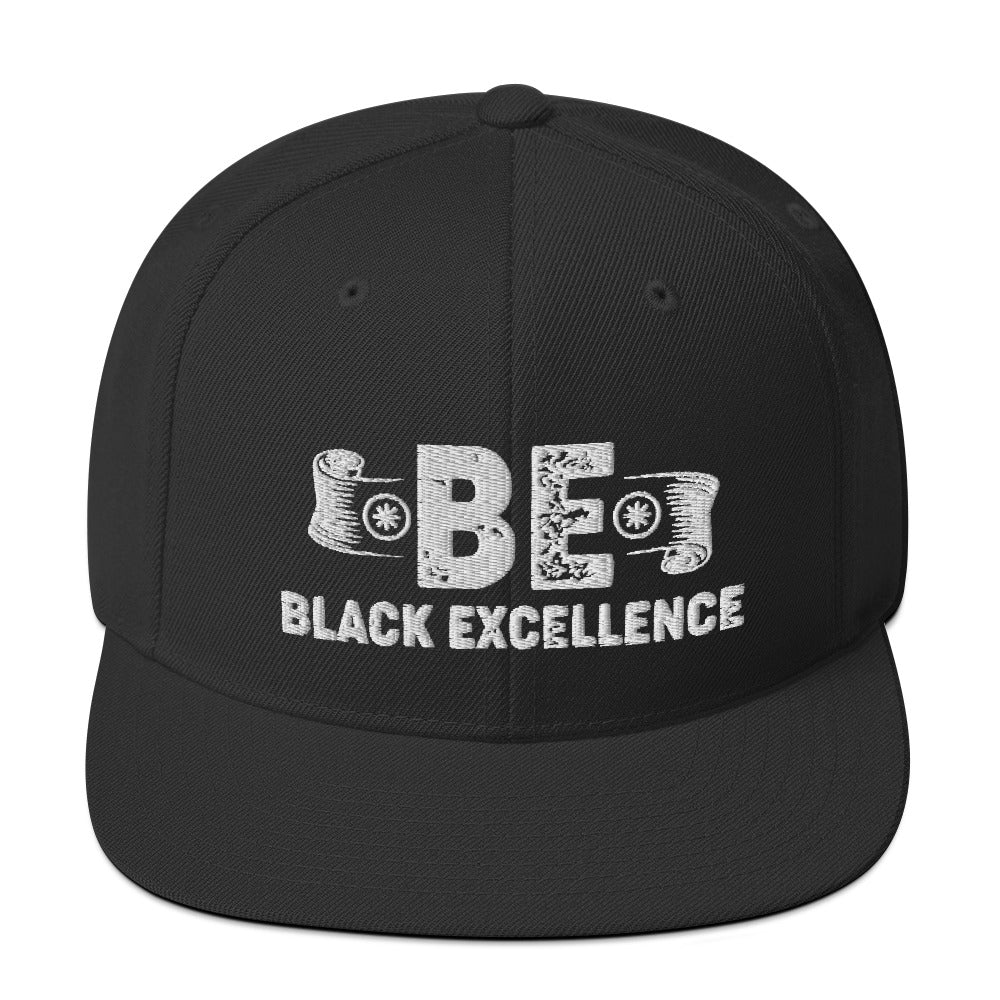 BE Black Excellence Snapback Hat