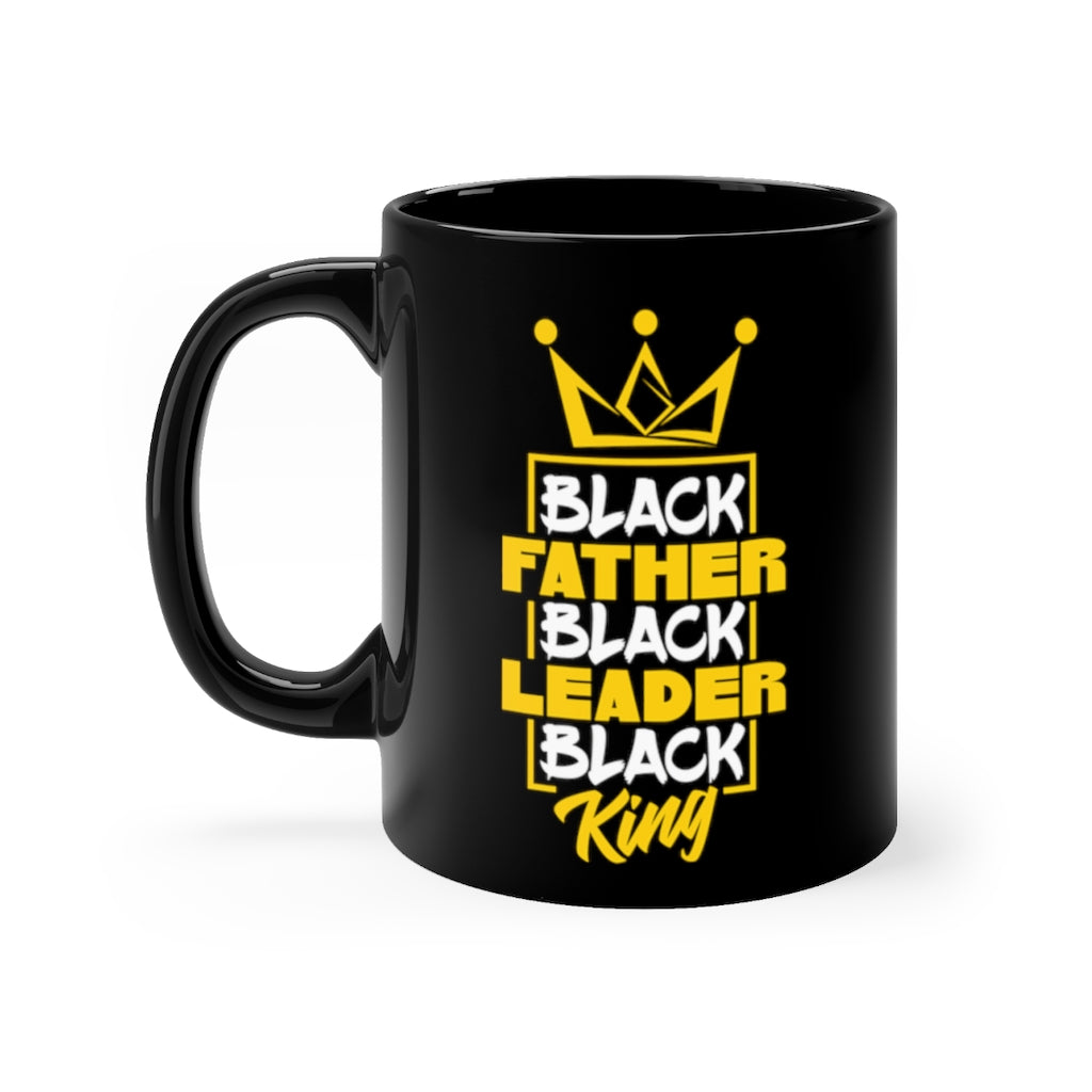 Black Father Black King Personalized mug 11oz