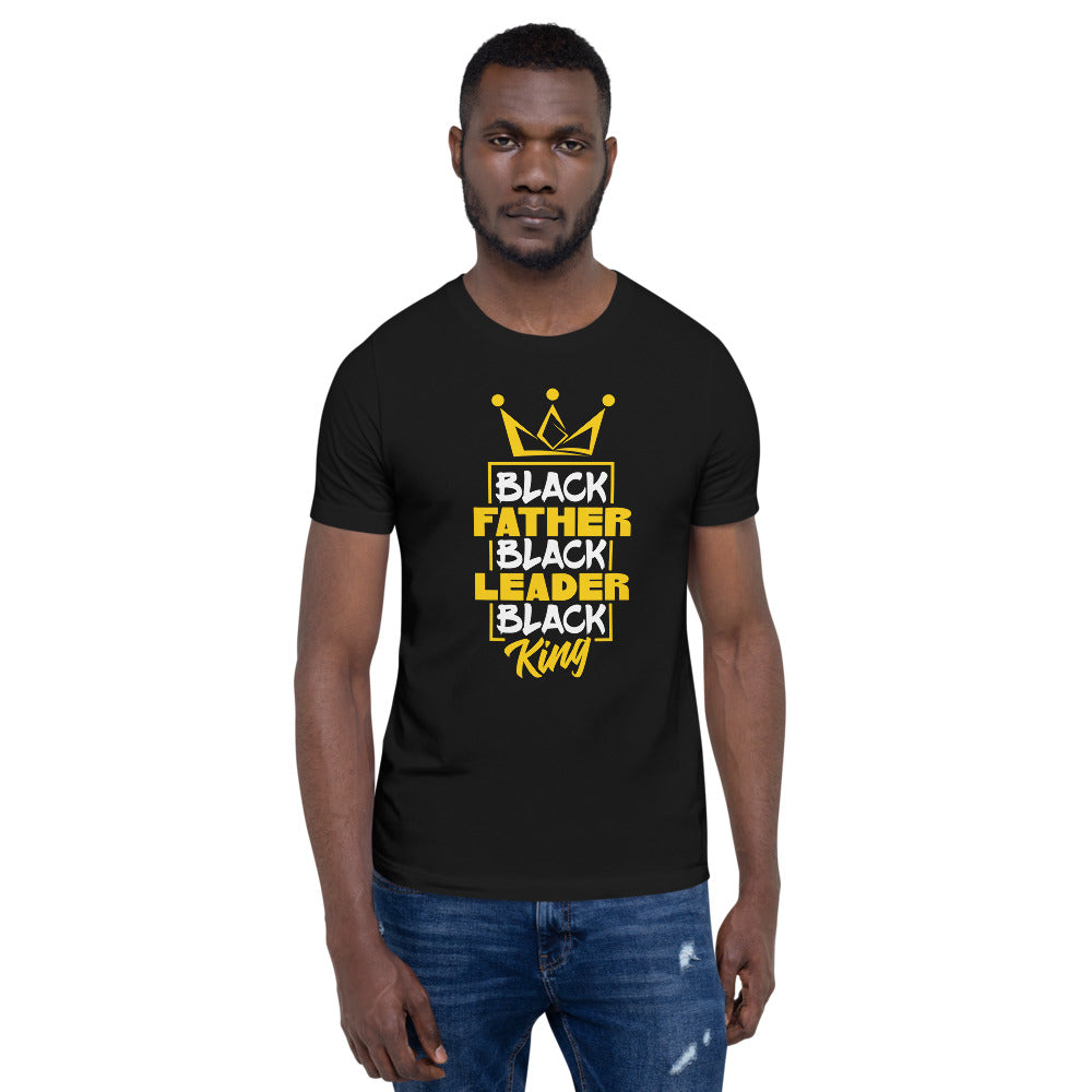 Black Father Short-Sleeve Unisex T-Shirt