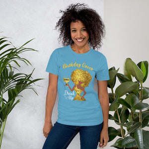 Leo Personalized Birthday Queen Drink Up Short-Sleeve Women's T-Shirt